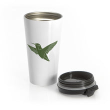 Load image into Gallery viewer, Stainless Steel Travel Mug | Green Hummingbird
