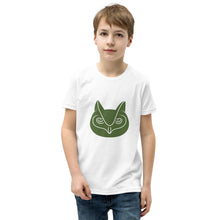 Load image into Gallery viewer, Youth Short Sleeve T-Shirt | White Shirt with Owl
