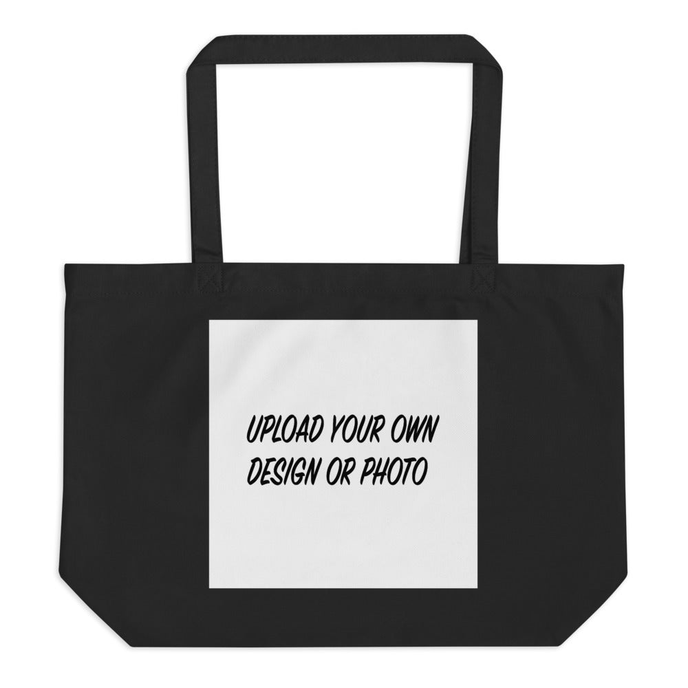 Large Organic Tote Bag | Personalized