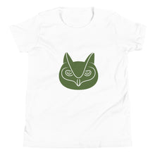 Load image into Gallery viewer, Youth Short Sleeve T-Shirt | White Shirt with Owl
