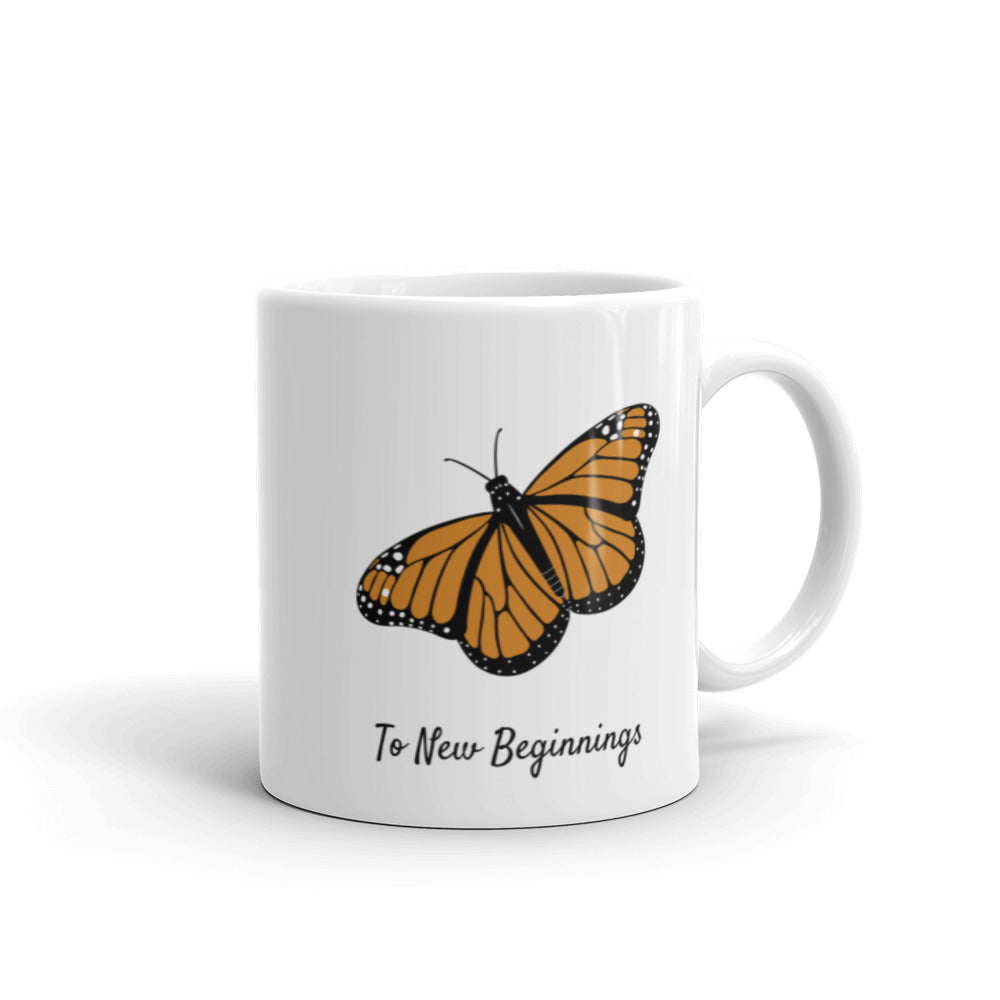 Personalized Butterfly Edge to Edge Coffee Mug 15oz Unifury