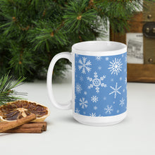 Load image into Gallery viewer, 15oz Falling Snow coffee mug by JD&#39;s Mug Shoppe
