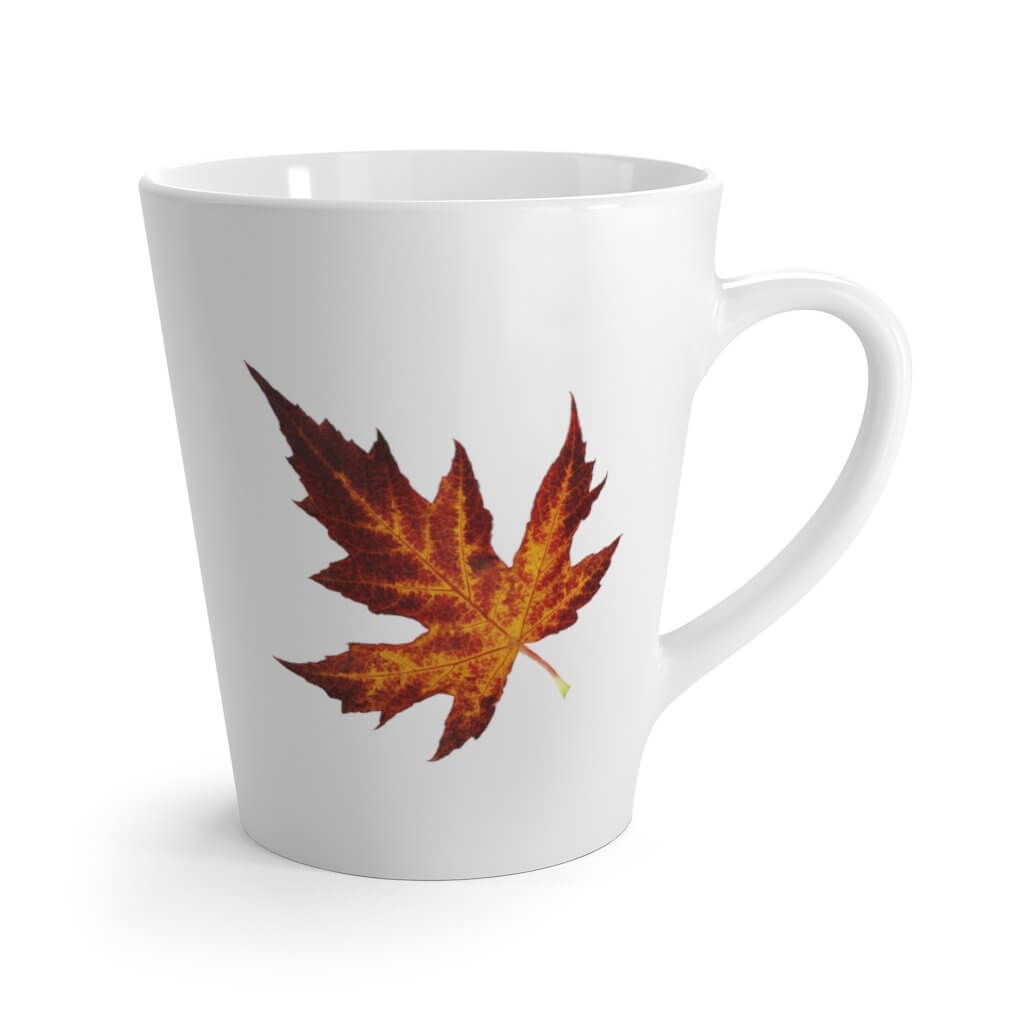 Autumn Vibes Maple Leaf Latte Mug