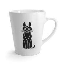 Load image into Gallery viewer, Clever Black Cat Latte Mug
