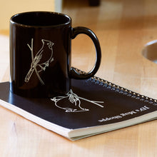 Load image into Gallery viewer, Cardinal Coffee Mug on counter top
