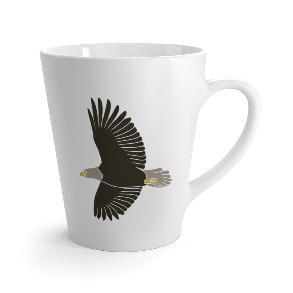 The Soaring Bald Eagle Latte Mug