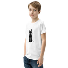 Load image into Gallery viewer, Youth Short Sleeve T-Shirt | Cat Design
