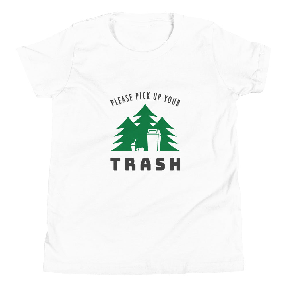 Youth Short Sleeve T-Shirt | Please Pick Up Your Trash