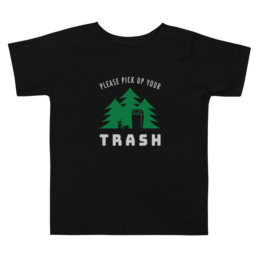 Toddler Short Sleeve Tee | Please Pick Up Your Trash