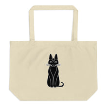 Load image into Gallery viewer, Large Organic Tote Bag | Cat
