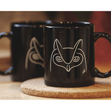Load image into Gallery viewer, Owl coffee mugs in Kitchen
