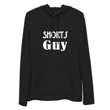 Load image into Gallery viewer, Black Shorts Guy lightweight hoodie by JD&#39;s Mug Shoppe
