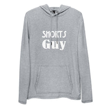 Load image into Gallery viewer, Grey Shorts Guy lightweight hoodie by JD&#39;s Mug Shoppe
