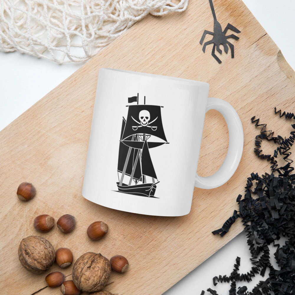 Pirate Ship Coffee Mug | Halloween
