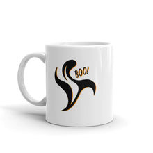 Load image into Gallery viewer, Ghost Coffee Mug | 11 and 15 oz | With Orange Highlight
