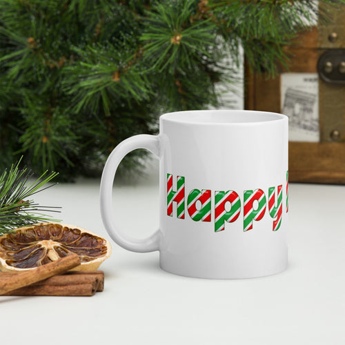 Happy Holidays coffee mug by JD's Mug Shoppe